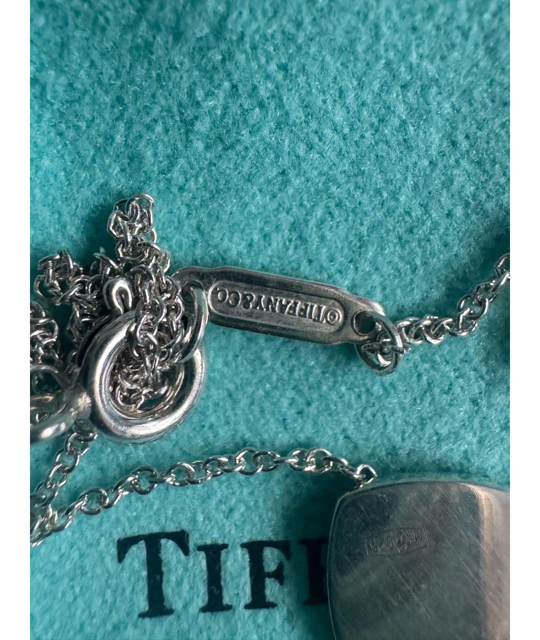 TIFFANY&CO Бирюзовая серебряная подвеска, фото 4