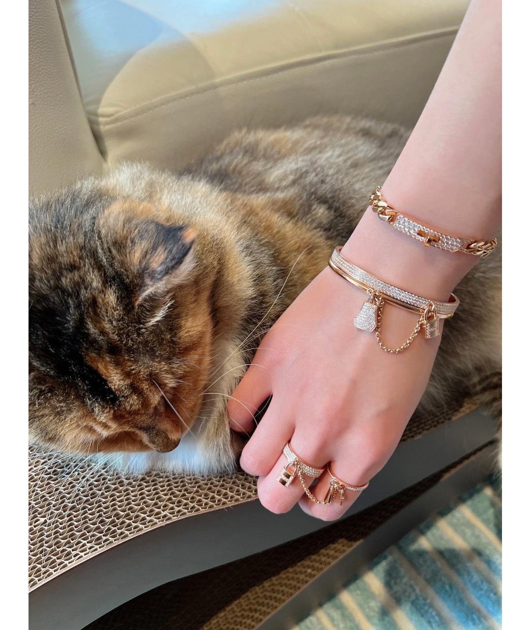 HERMES Золотое кольцо из розового золота, фото 8