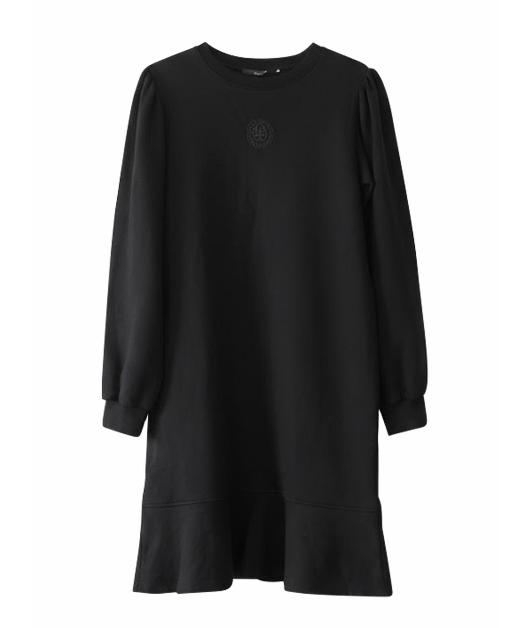 KARL LAGERFELD Черное хлопковое повседневное платье, фото 1