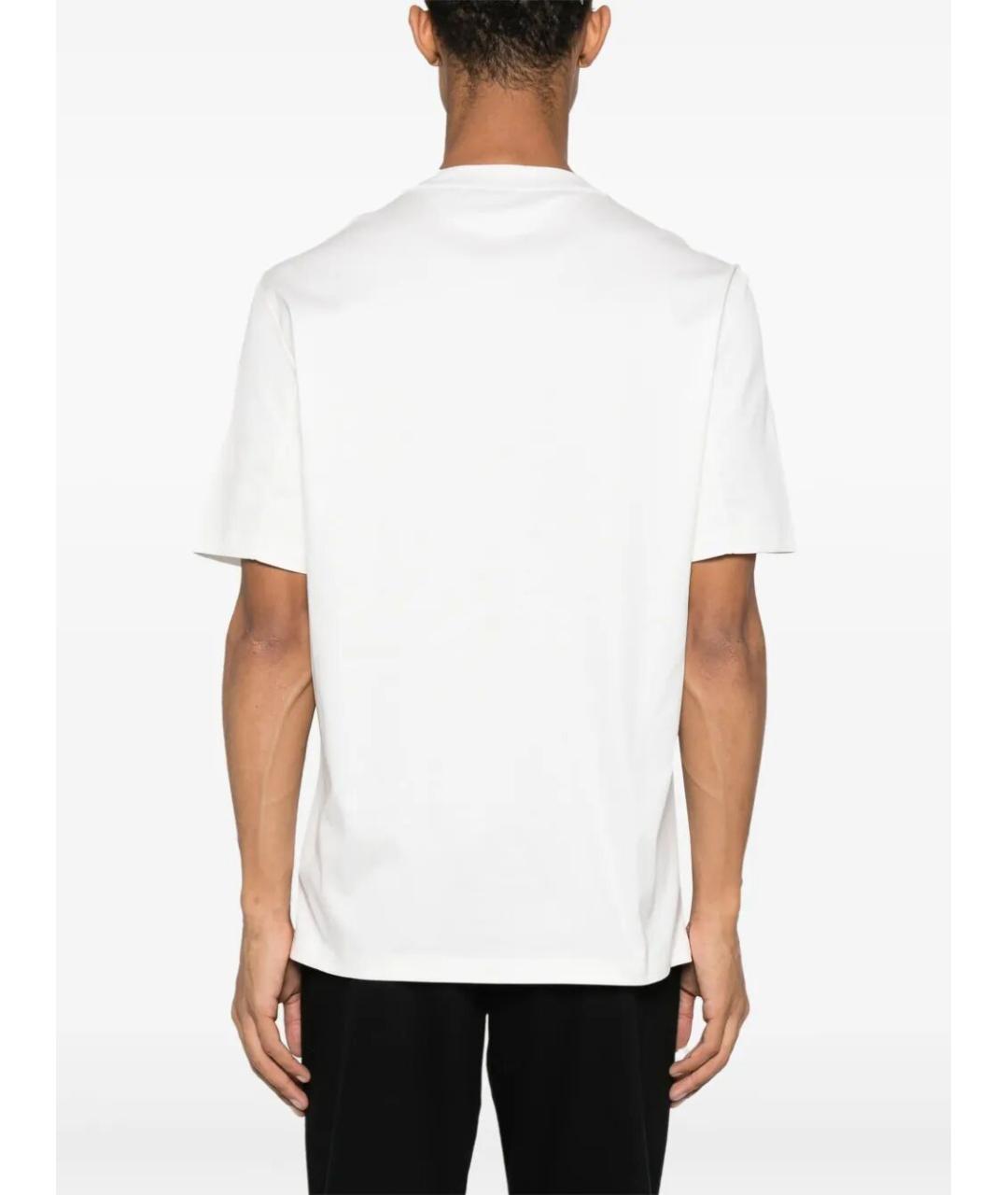 BRUNELLO CUCINELLI Белая хлопковая футболка, фото 5
