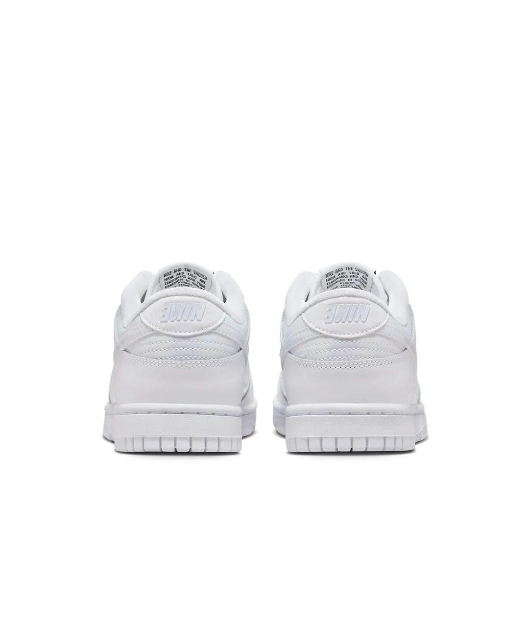 NIKE Белые кеды из искусственной кожи, фото 4