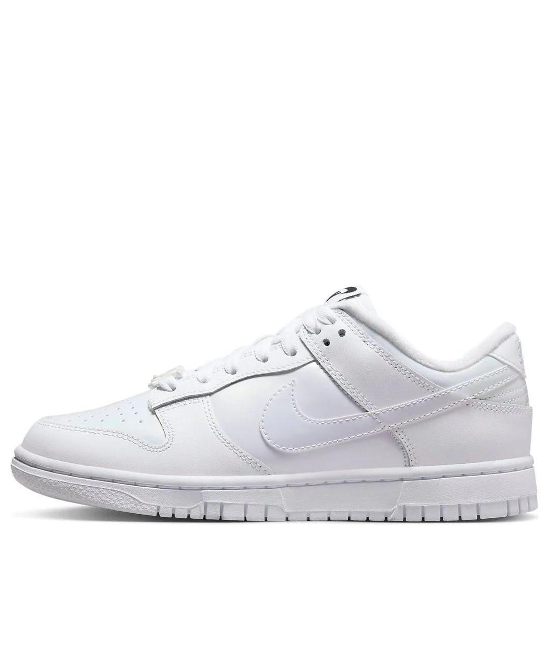 NIKE Белые кеды из искусственной кожи, фото 5