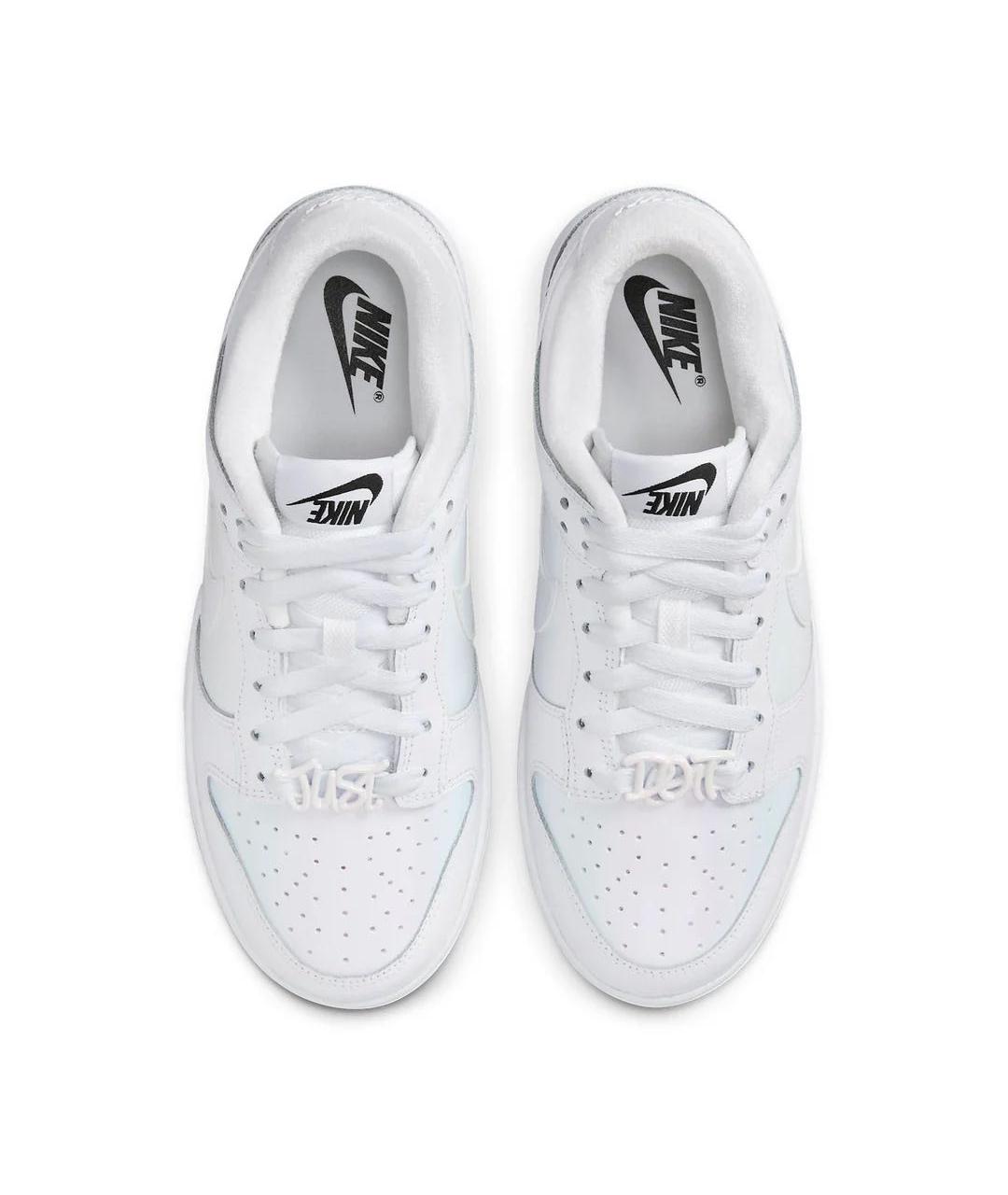 NIKE Белые кеды из искусственной кожи, фото 3