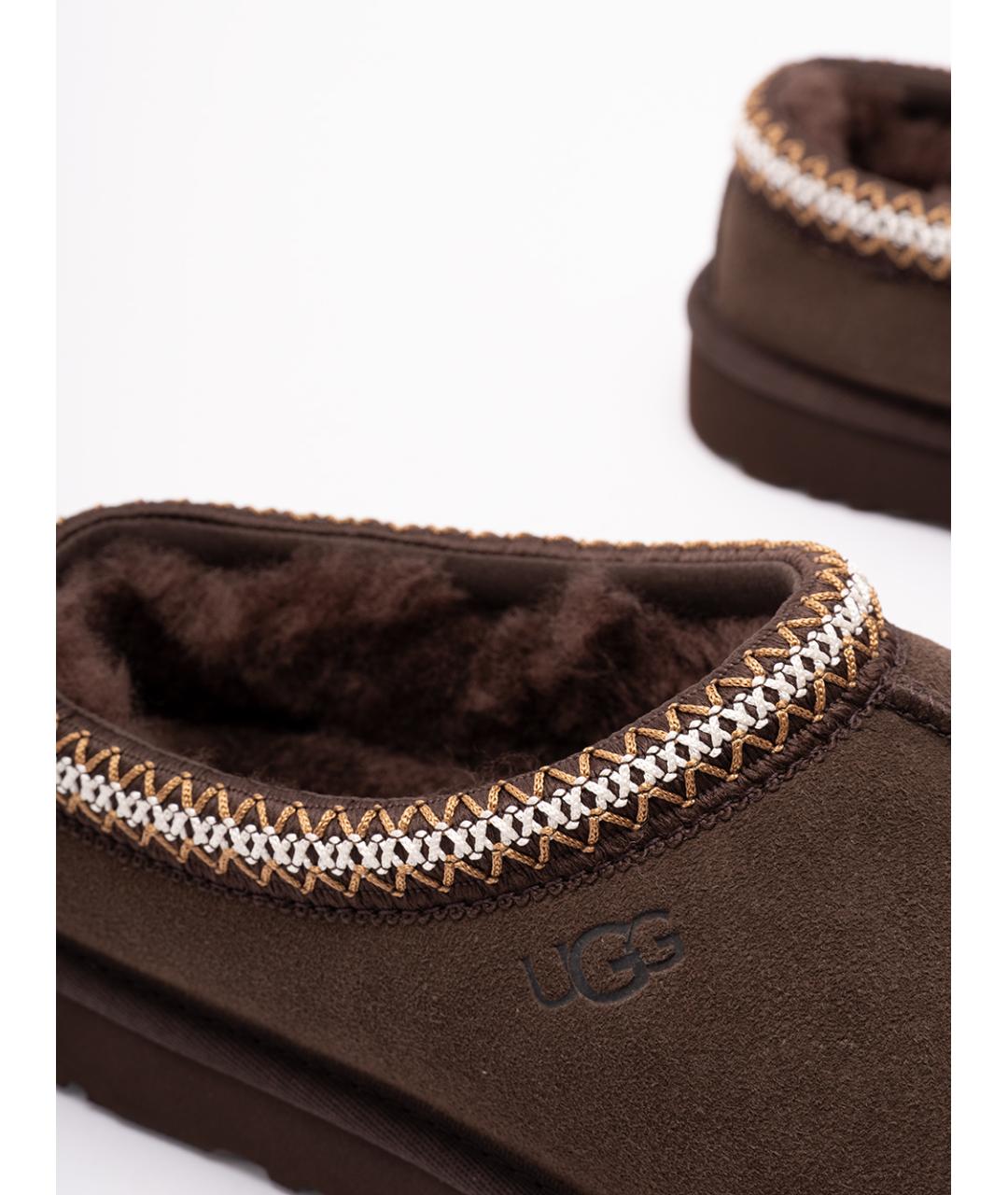 UGG AUSTRALIA Коричневые замшевые низкие ботинки, фото 5