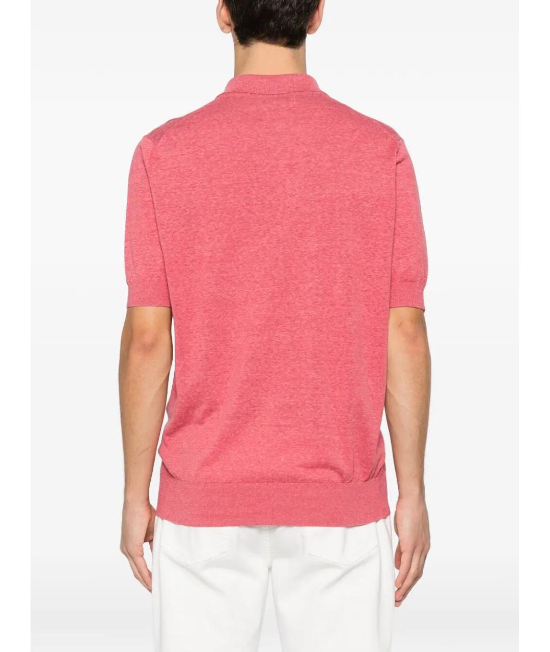 BRUNELLO CUCINELLI Розовый льняной джемпер / свитер, фото 3