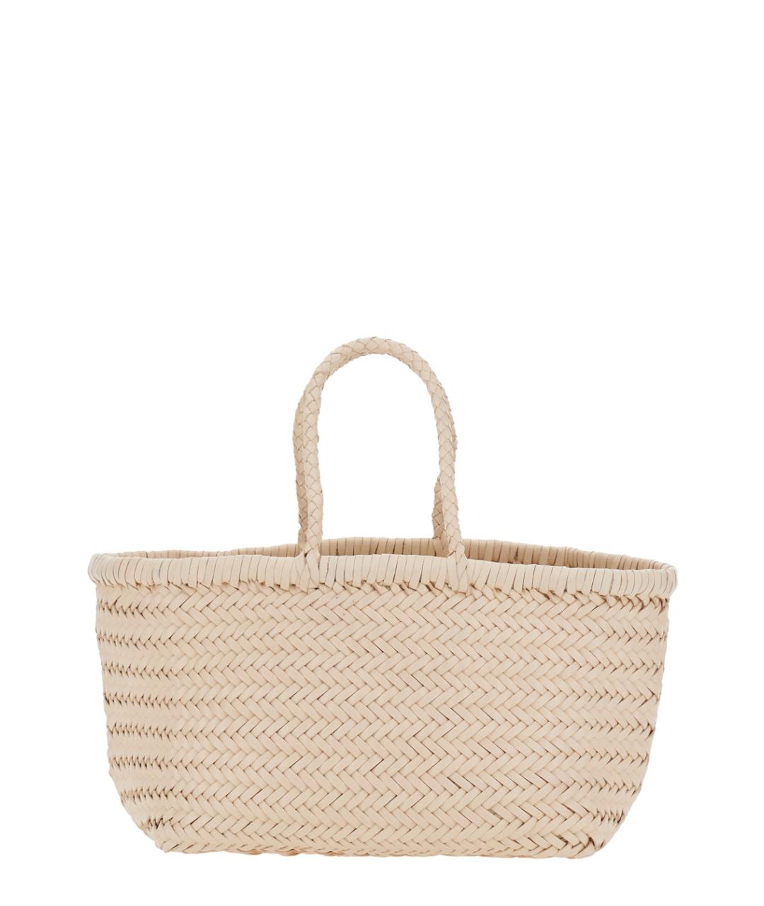 Dragon Diffusion Белая кожаная сумка тоут, фото 1