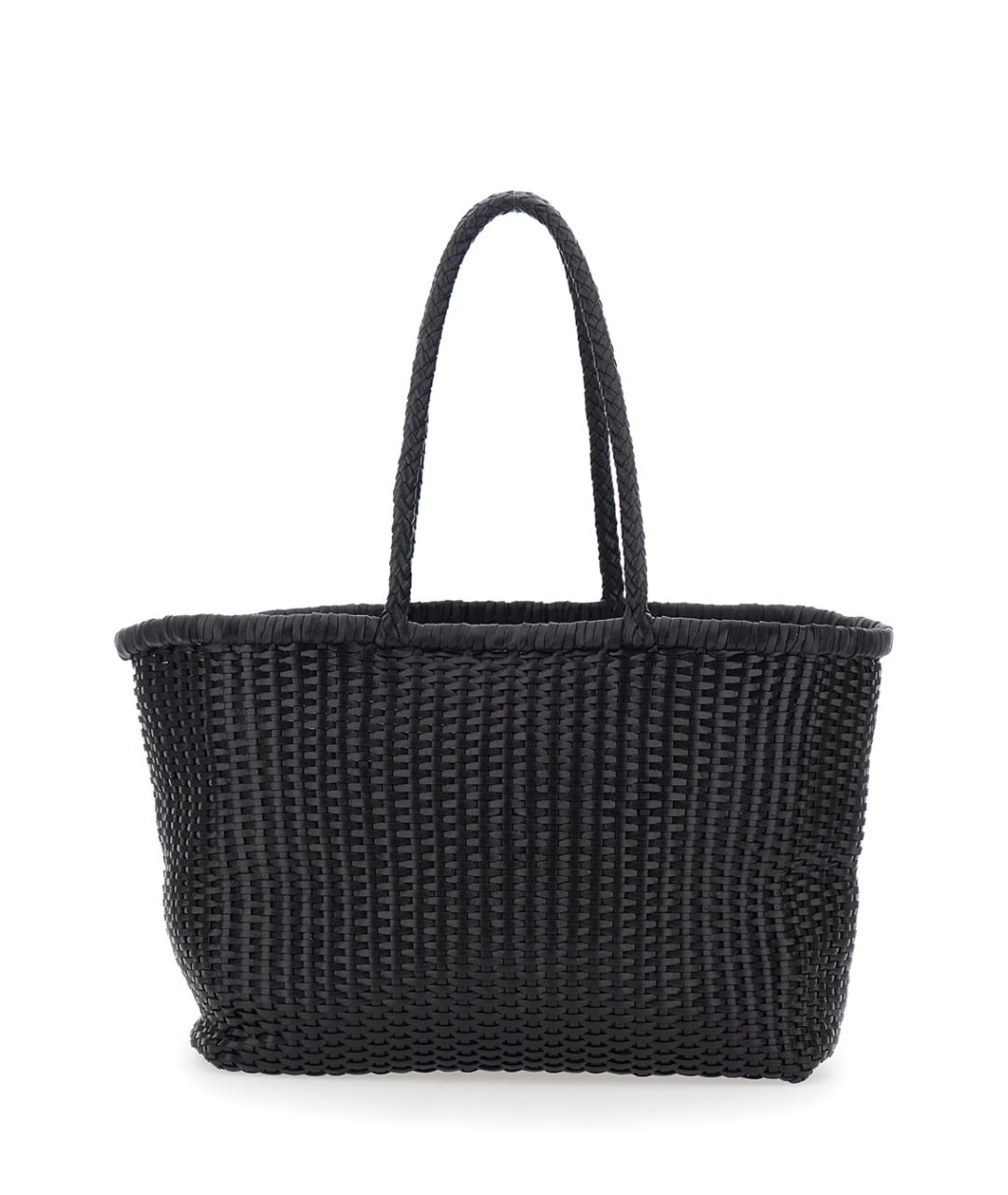 Dragon Diffusion Черная кожаная сумка тоут, фото 2