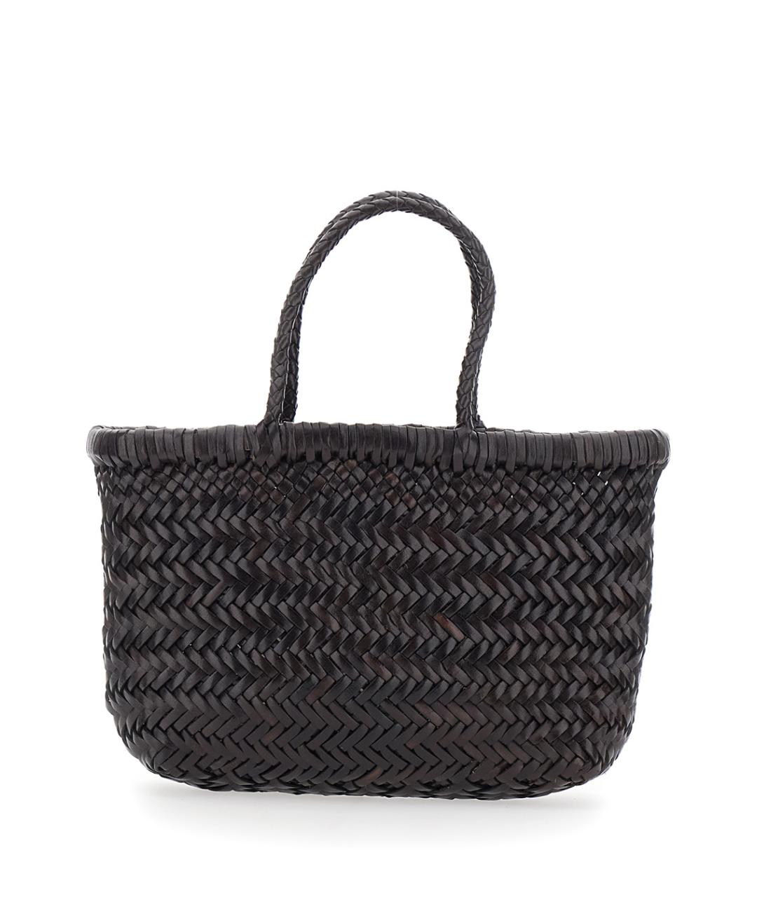 Dragon Diffusion Коричневая кожаная сумка тоут, фото 2