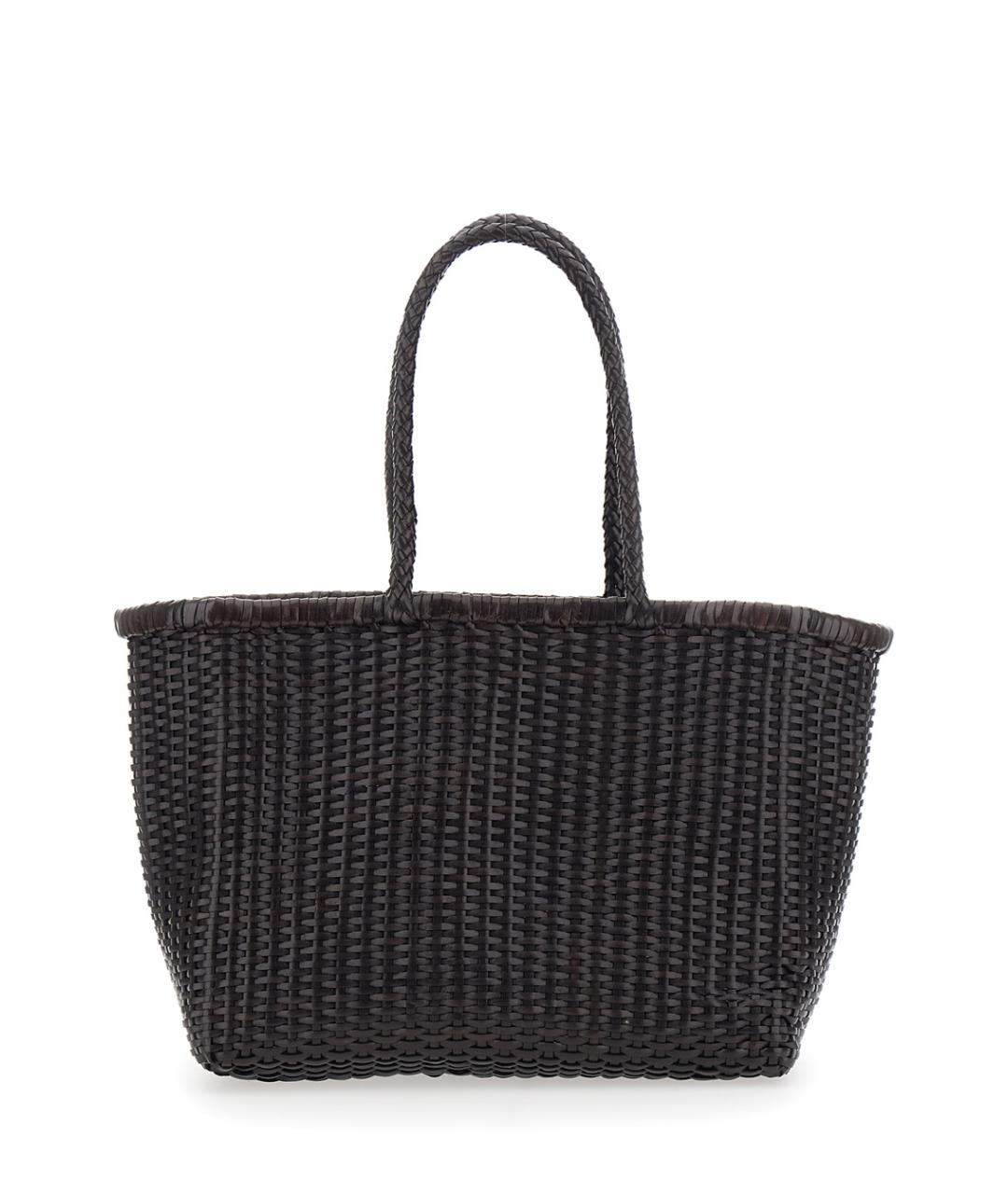 Dragon Diffusion Коричневая кожаная сумка тоут, фото 1