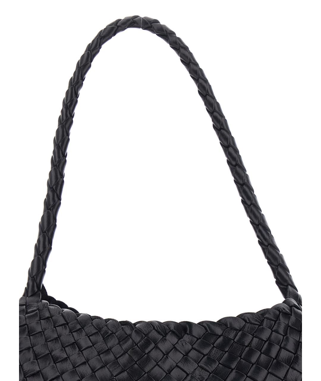 Dragon Diffusion Черная кожаная сумка через плечо, фото 3