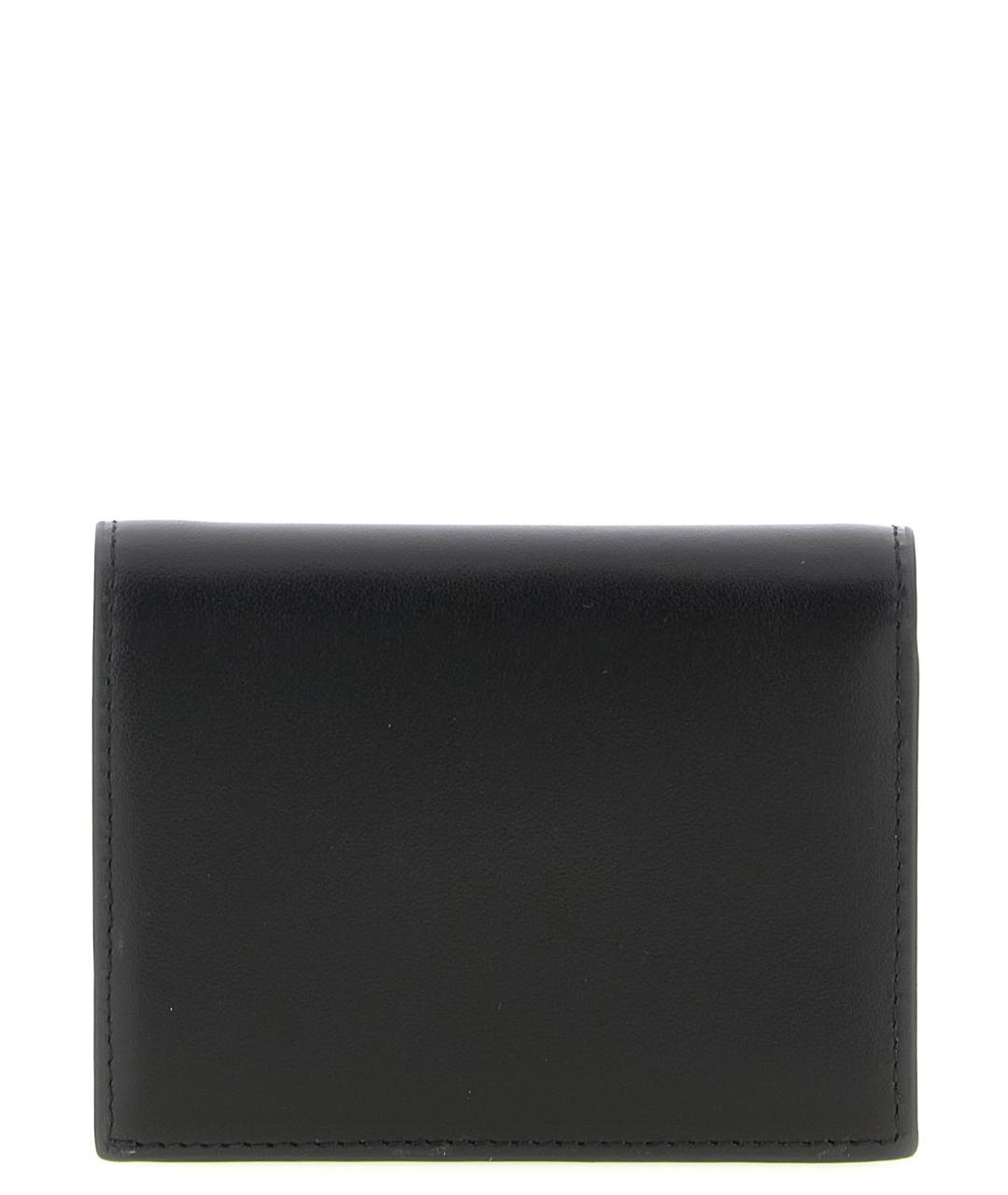 DIESEL Черный кожаный кошелек, фото 2