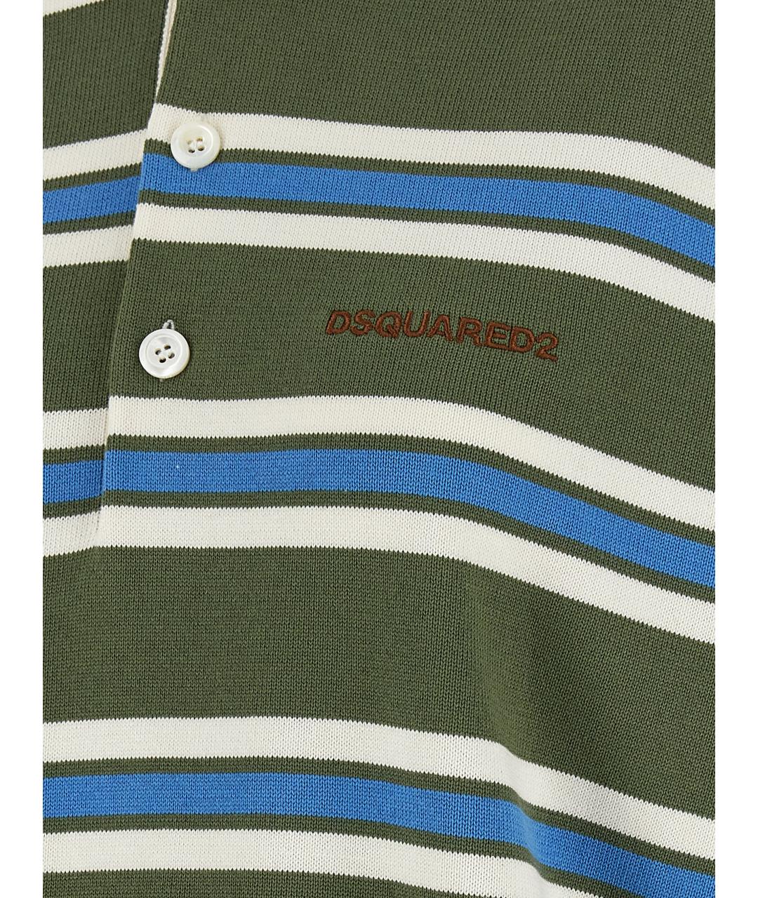 DSQUARED2 Мульти хлопковая футболка, фото 4