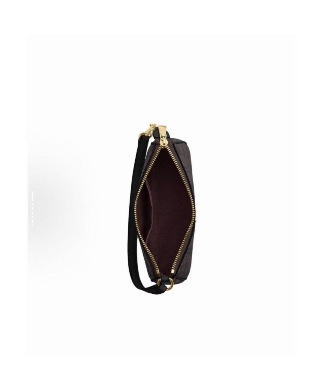 COACH Коричневая сумка с короткими ручками, фото 2