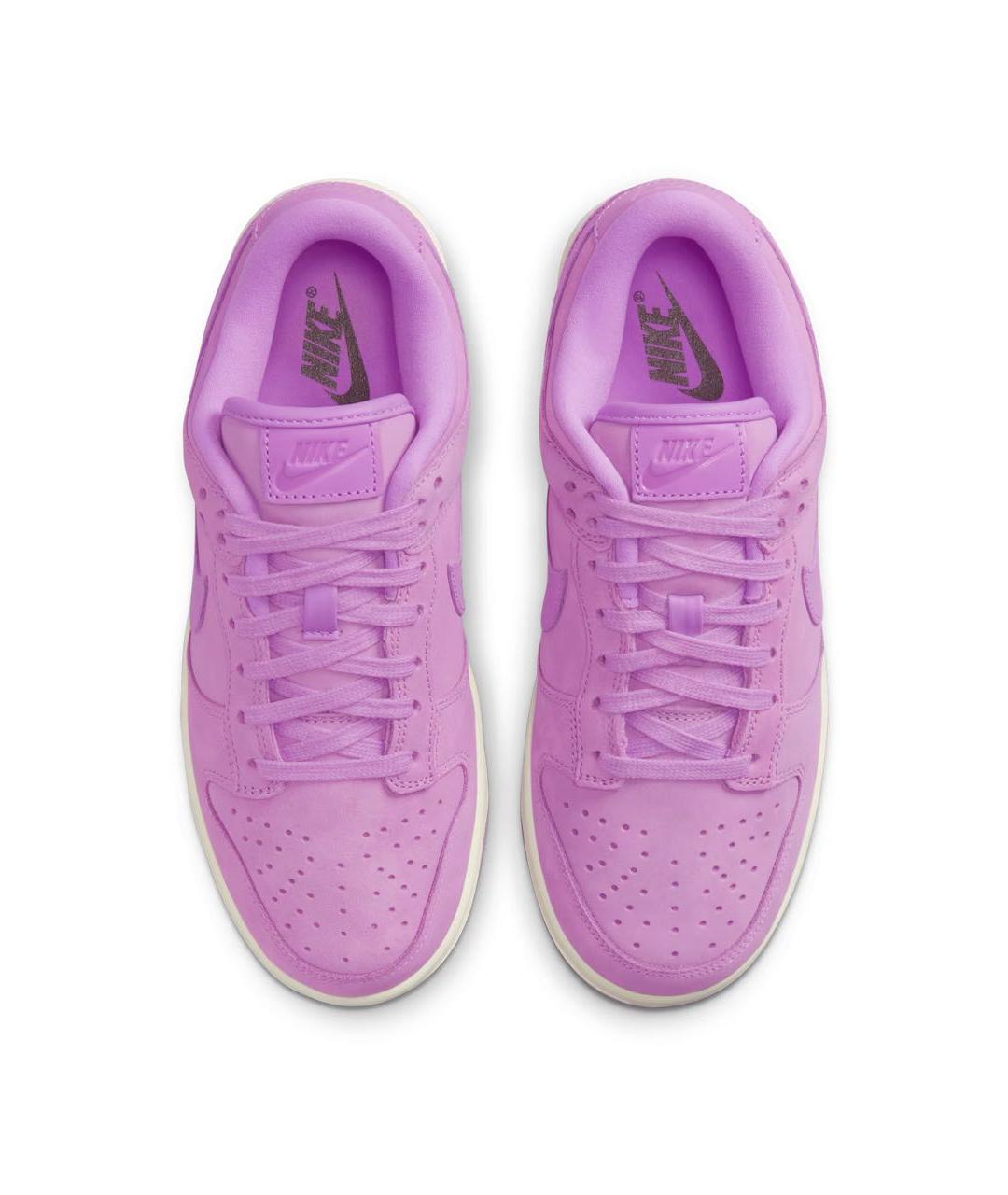 NIKE Фиолетовые кеды из искусственной кожи, фото 3