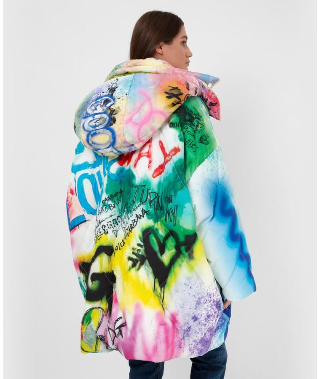 DOLCE&GABBANA Мульти полиамидовый пуховик, фото 3