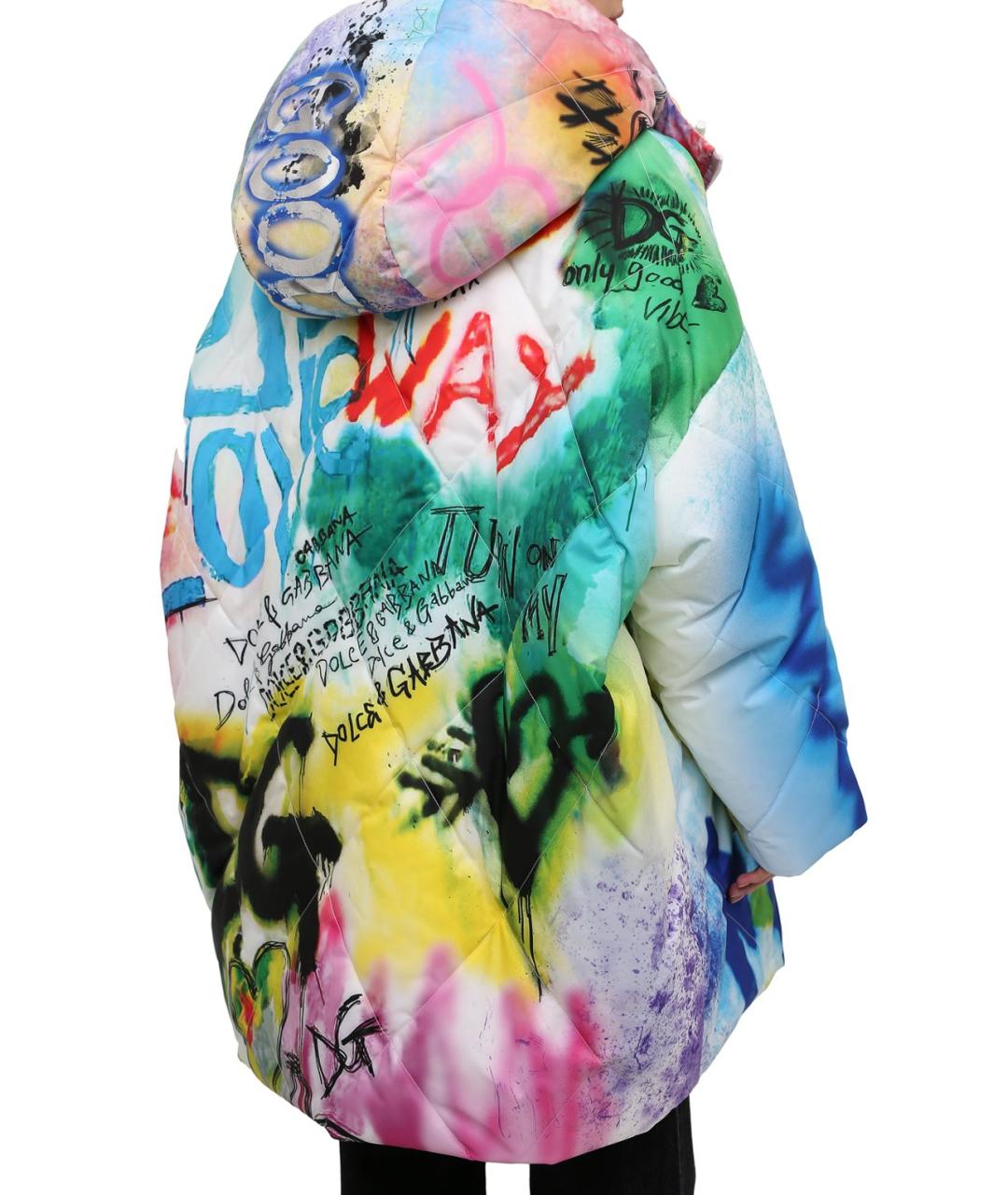 DOLCE&GABBANA Мульти полиамидовый пуховик, фото 6