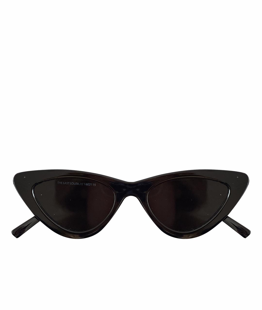 LE SPECS Черные пластиковые солнцезащитные очки, фото 1