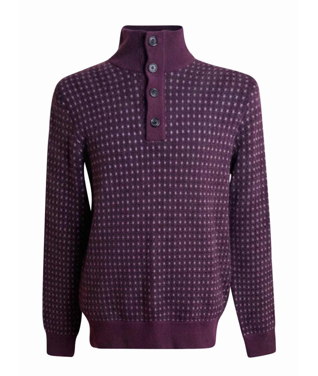 BILANCIONI Бордовый кашемировый джемпер / свитер, фото 1