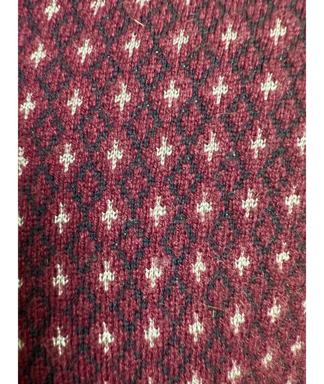 BILANCIONI Бордовый кашемировый джемпер / свитер, фото 6