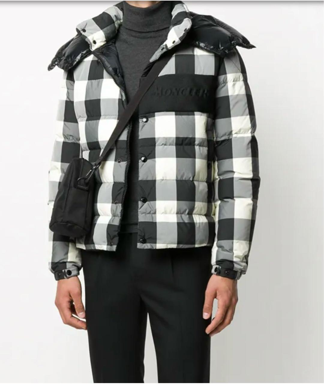 MONCLER Мульти полиамидовый пуховик, фото 3