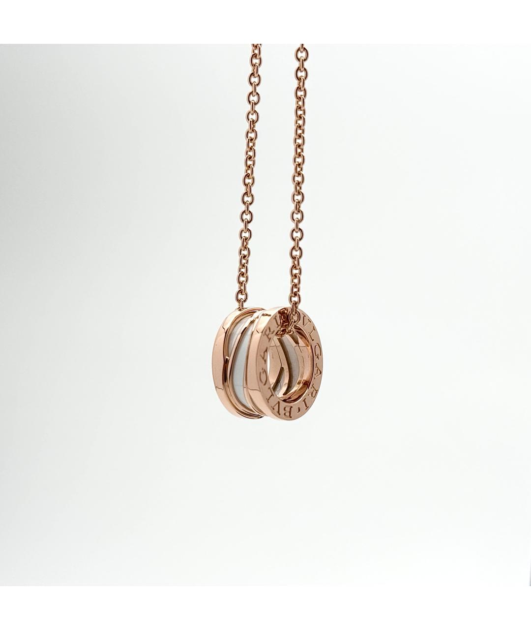BVLGARI Золотая подвеска из розового золота, фото 6