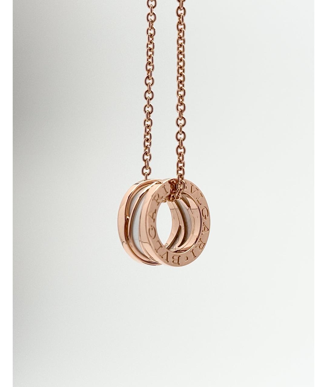 BVLGARI Золотая подвеска из розового золота, фото 2