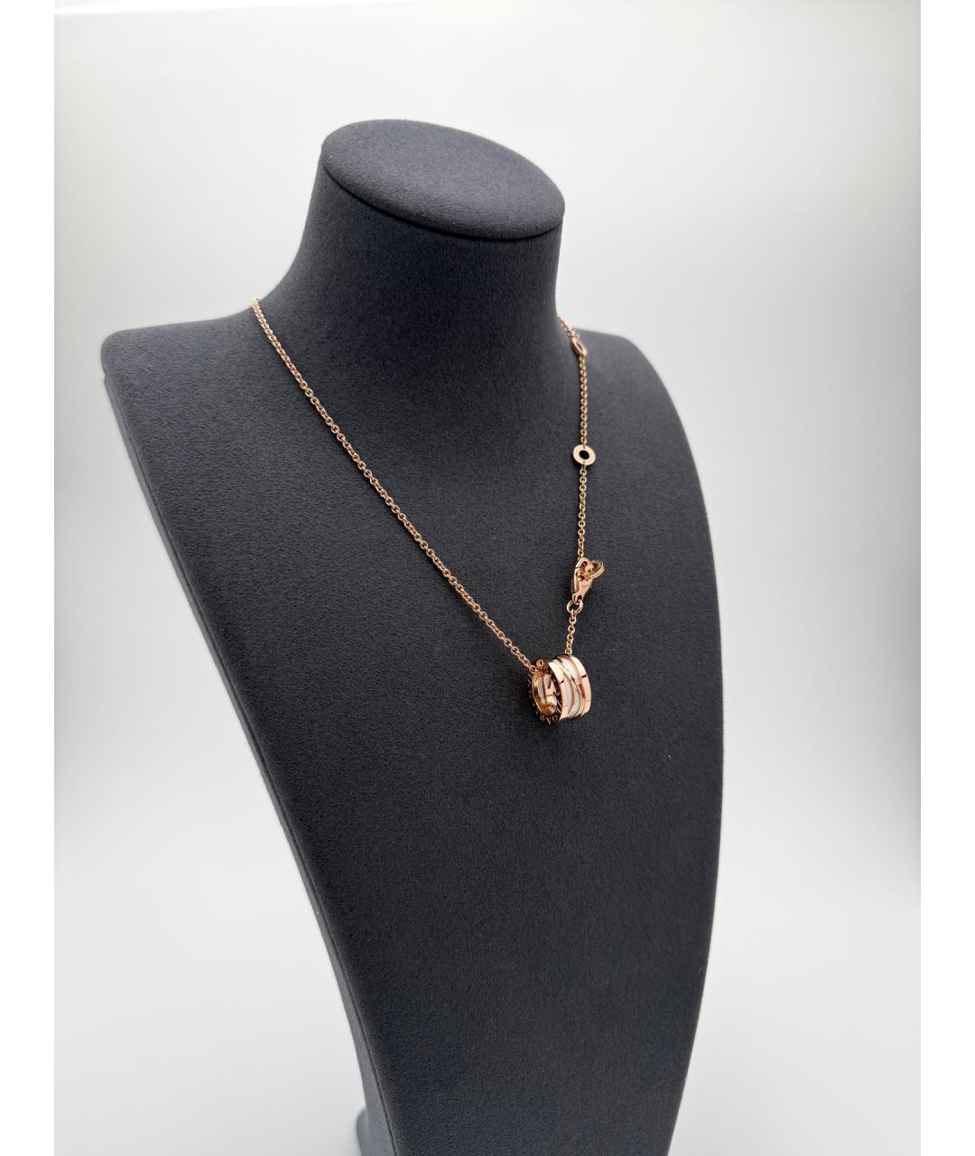 BVLGARI Золотая подвеска из розового золота, фото 3