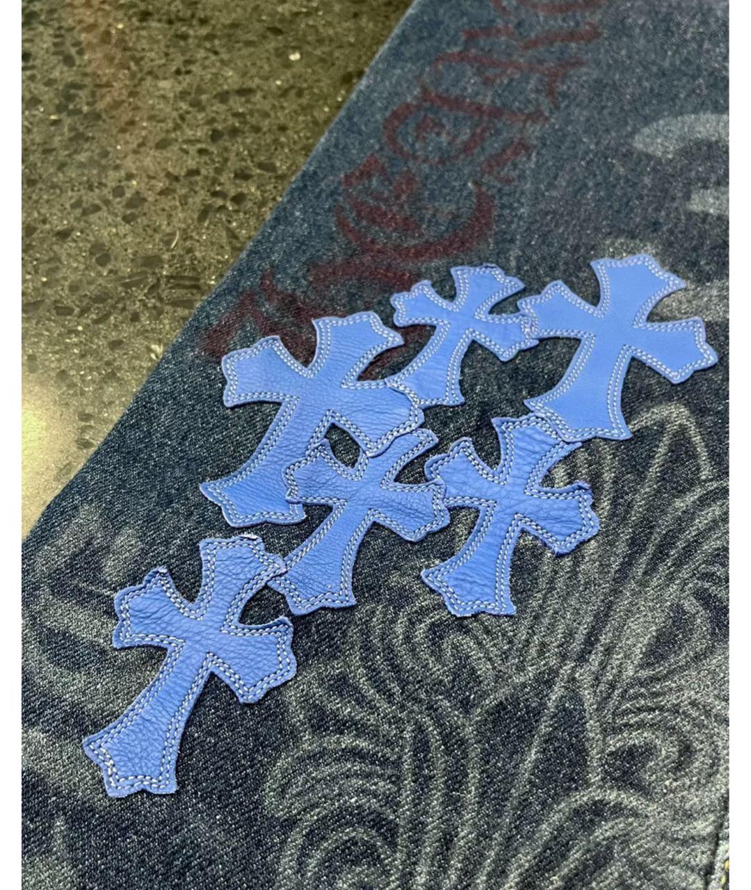 CHROME HEARTS Мульти прямые джинсы, фото 3