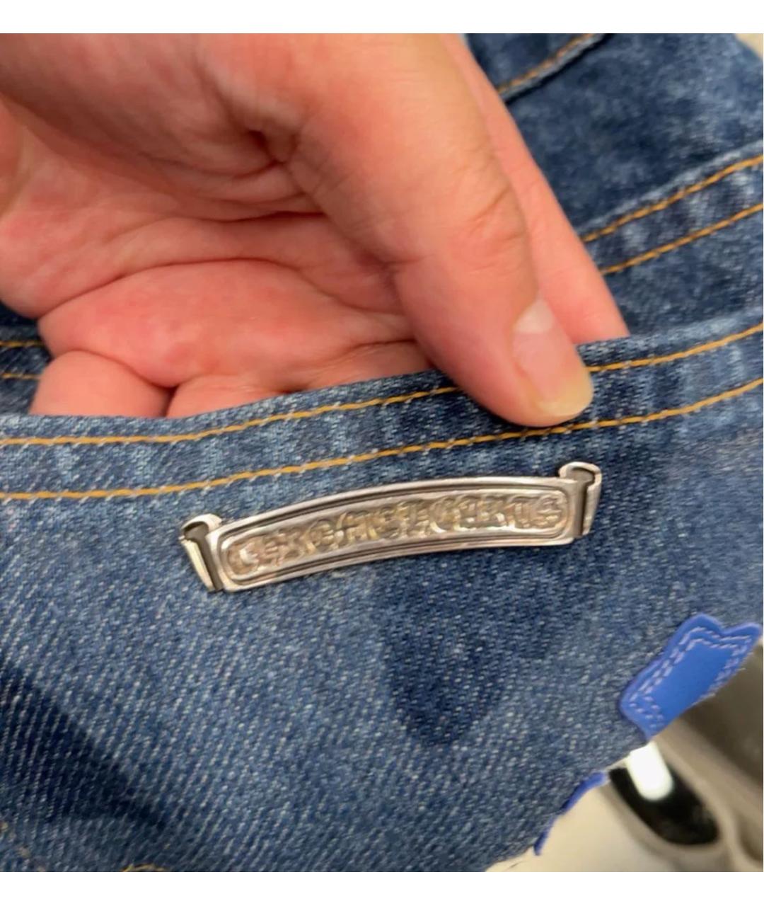 CHROME HEARTS Мульти прямые джинсы, фото 4