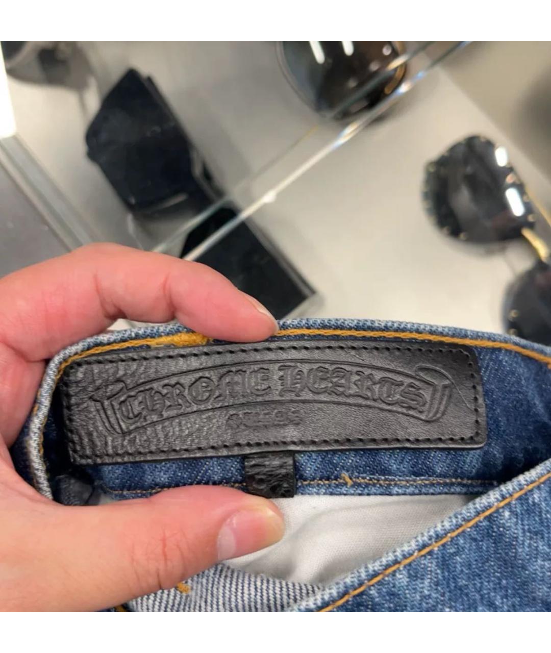 CHROME HEARTS Мульти прямые джинсы, фото 5