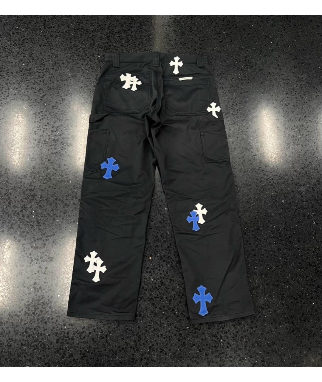 CHROME HEARTS Черные прямые джинсы, фото 2