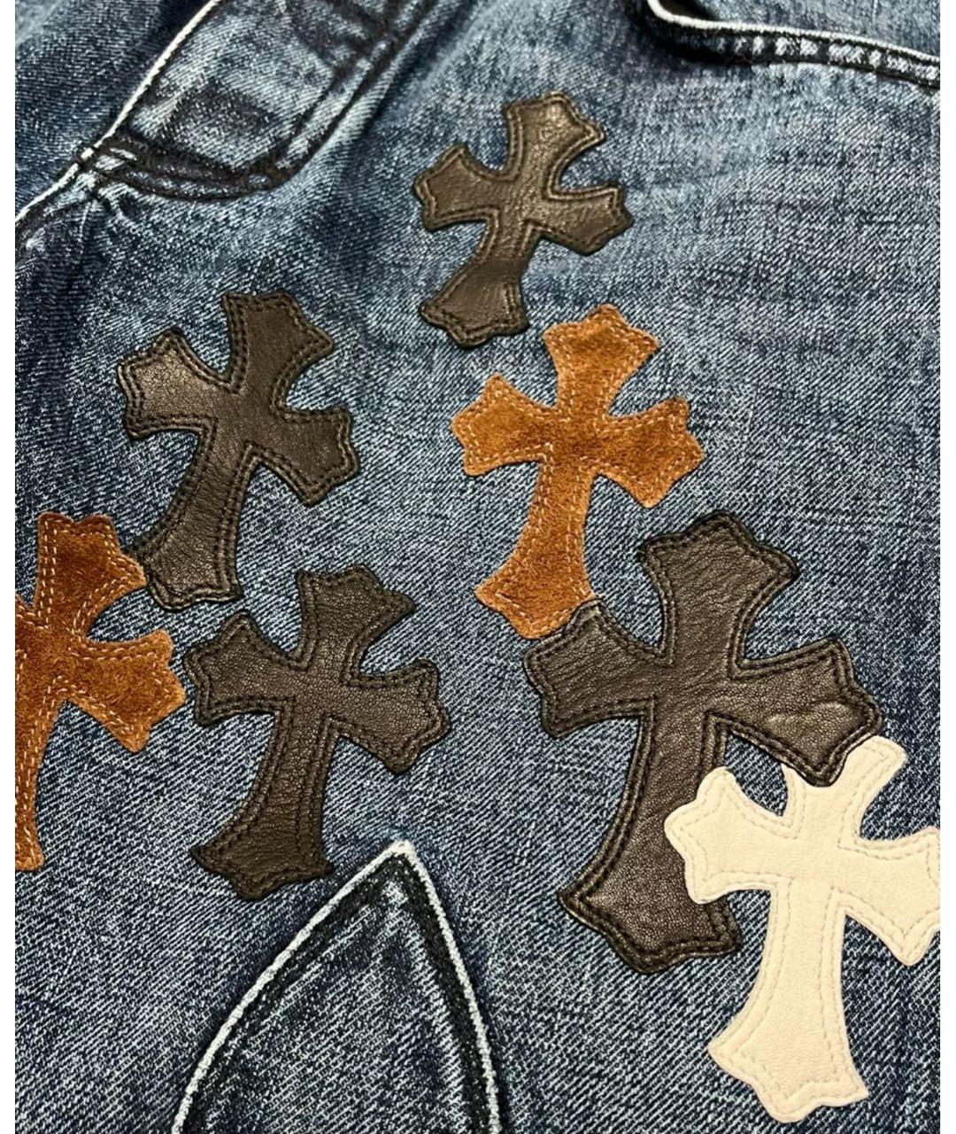 CHROME HEARTS Мульти прямые джинсы, фото 3