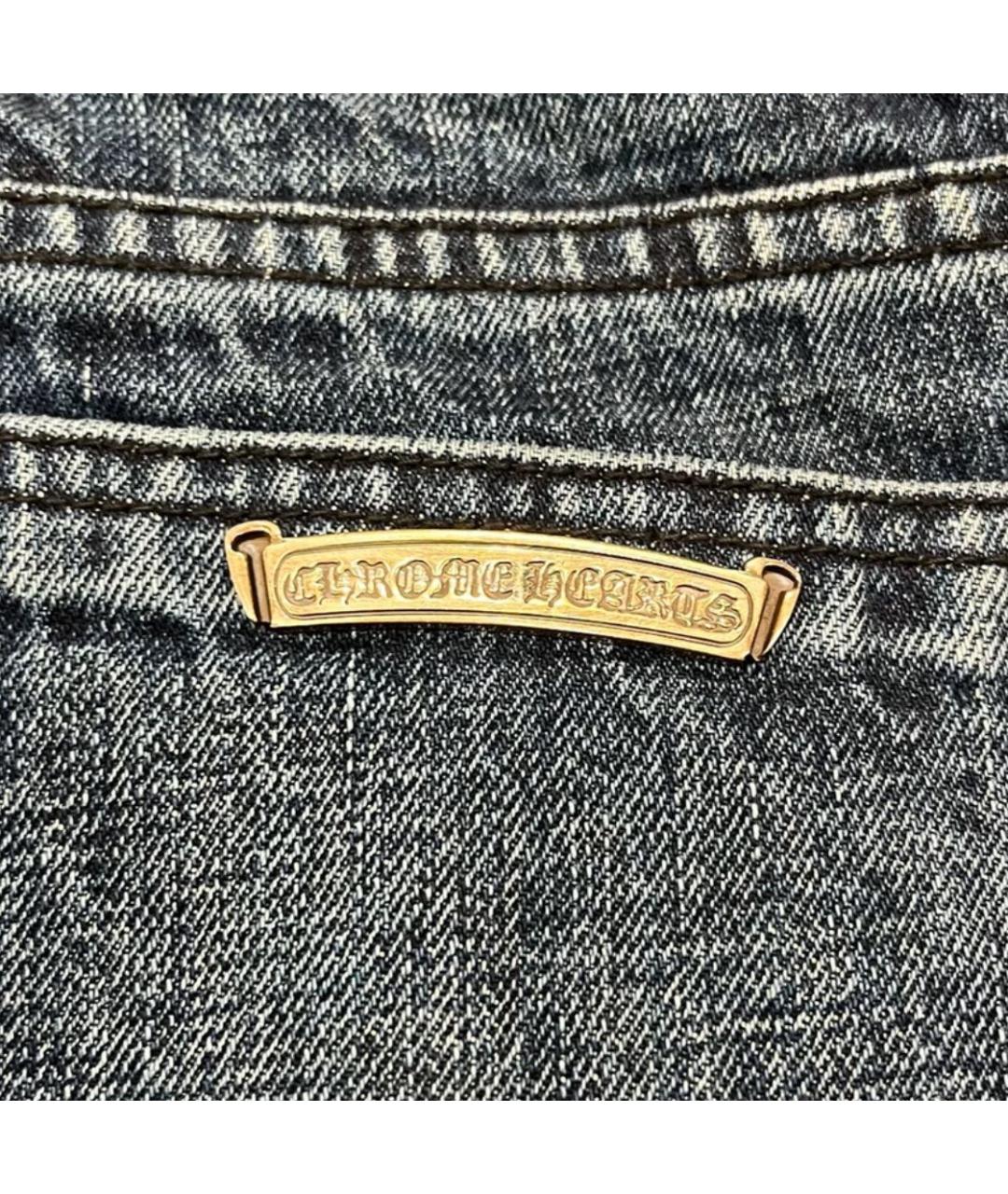 CHROME HEARTS Мульти прямые джинсы, фото 4