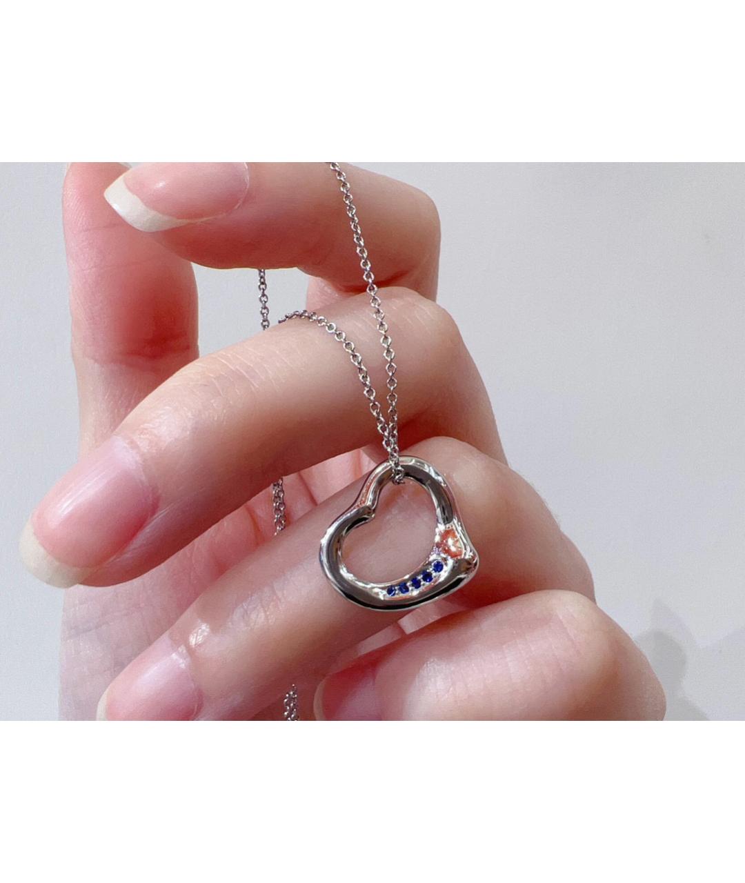 TIFFANY&CO Серебряная платиновая подвеска, фото 3