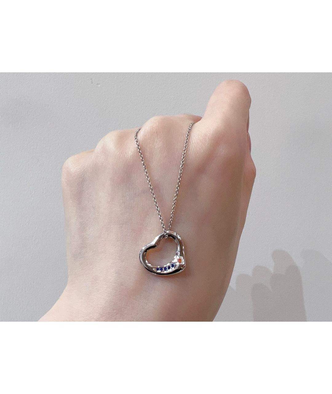 TIFFANY&CO Серебряная платиновая подвеска, фото 6