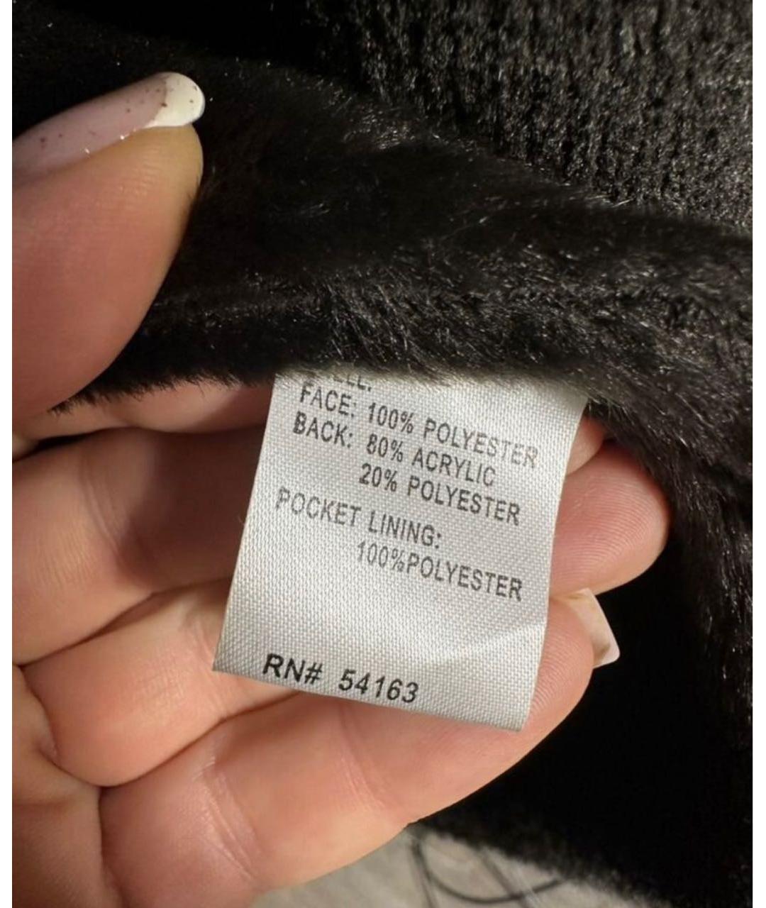 CALVIN KLEIN Коричневая полиэстеровая дубленка/шуба, фото 7