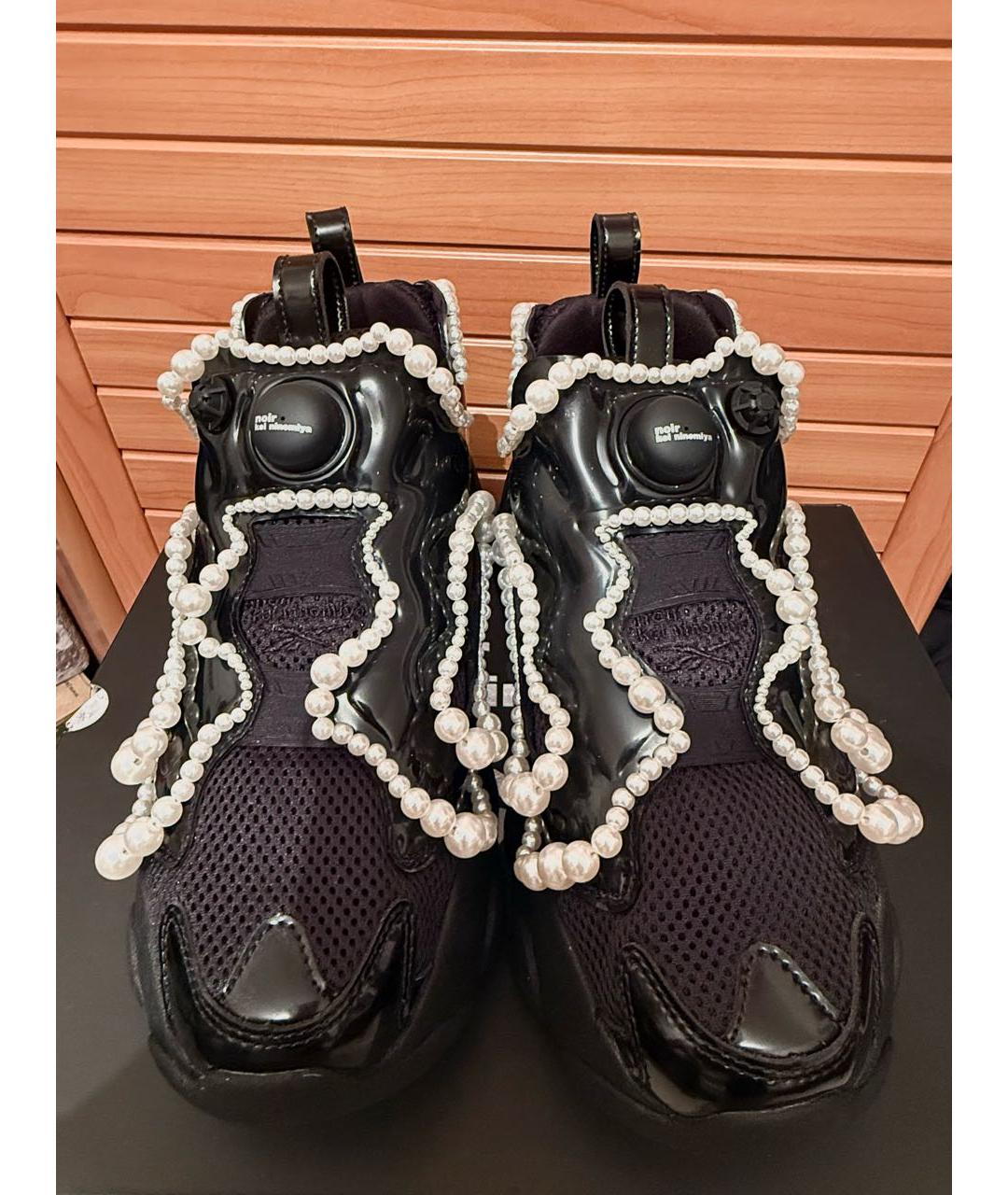 COMME DES GARÇONS Черные текстильные кроссовки, фото 2