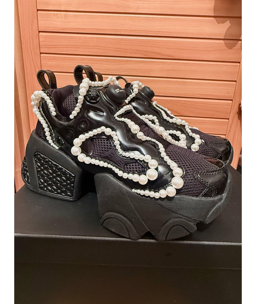 COMME DES GARÇONS Черные текстильные кроссовки, фото 7