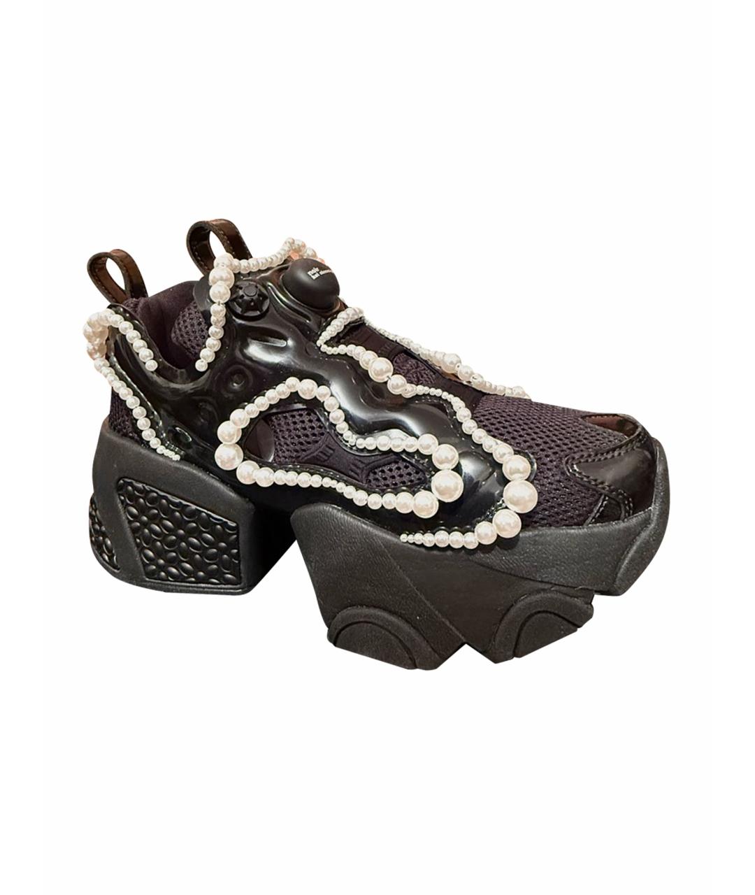 COMME DES GARÇONS Черные текстильные кроссовки, фото 1