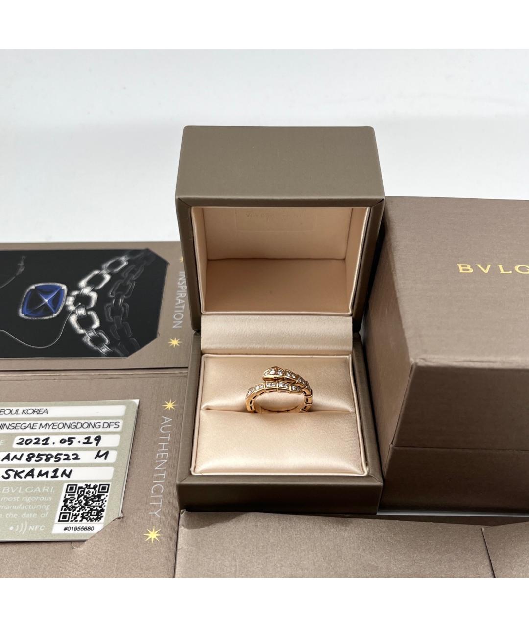 BVLGARI Золотое кольцо из розового золота, фото 3