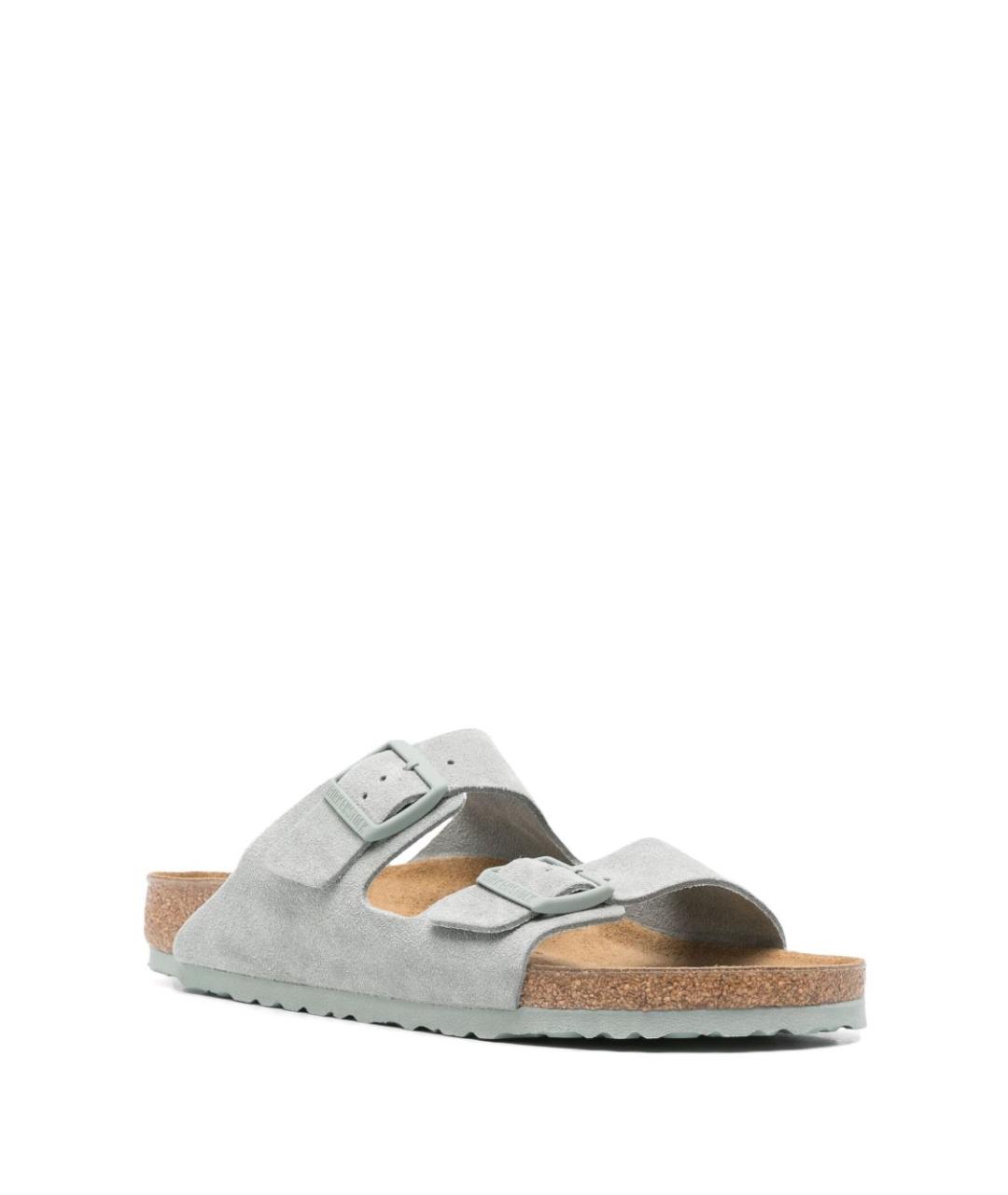BIRKENSTOCK Серые замшевые сандалии, фото 3