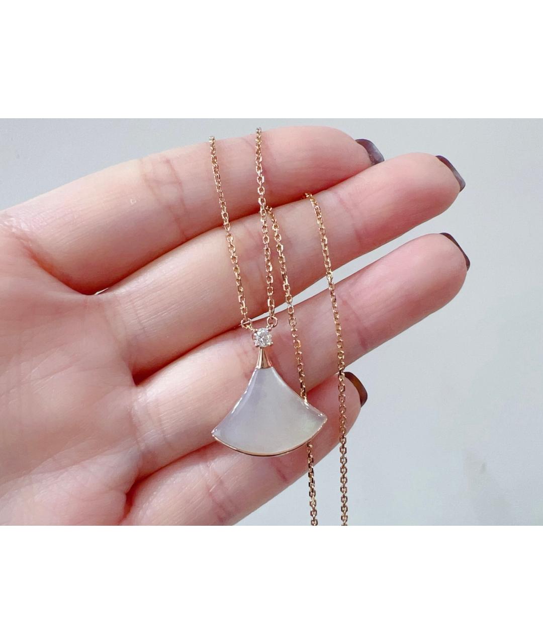 BVLGARI Золотое колье из розового золота, фото 5