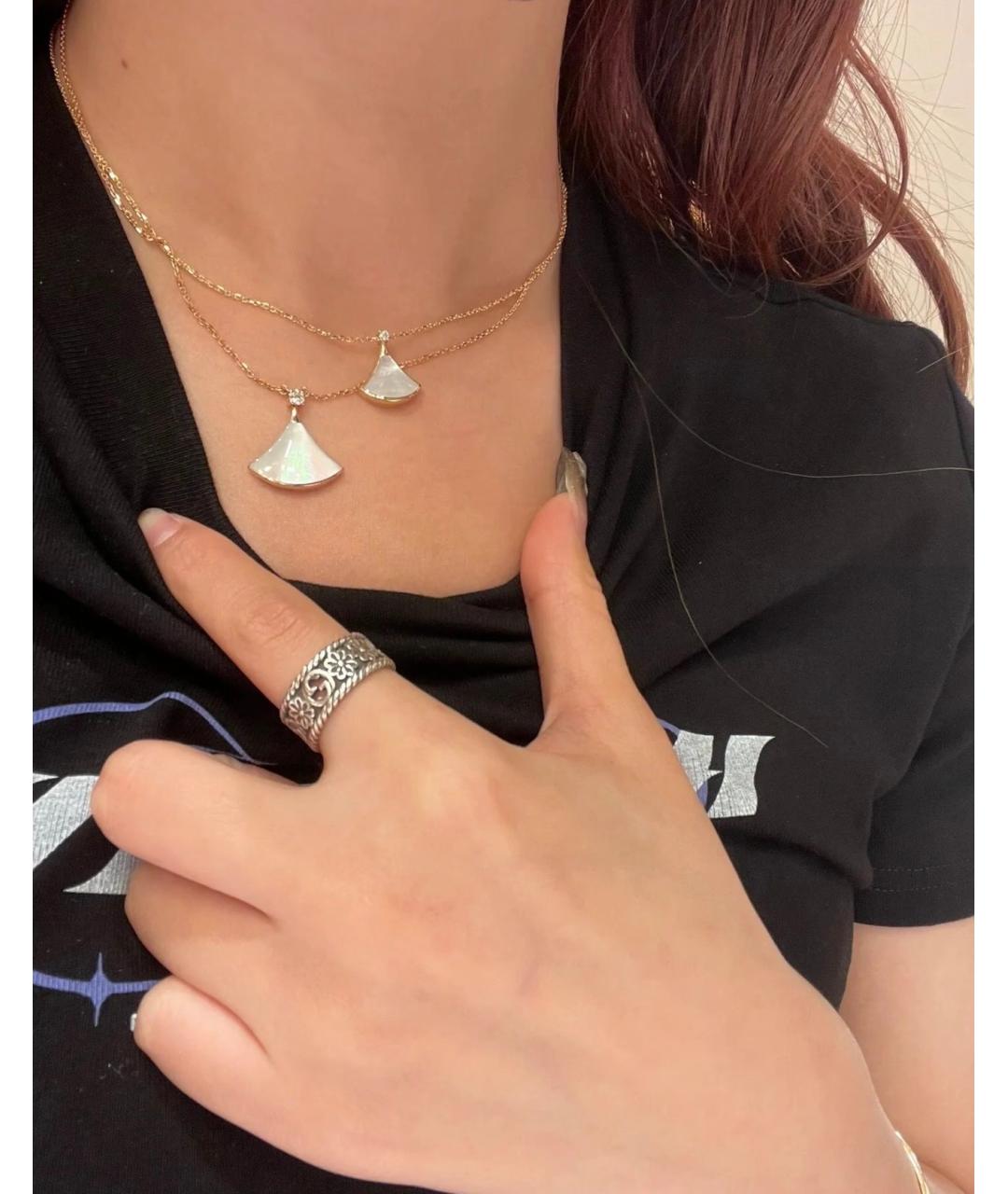 BVLGARI Золотое колье из розового золота, фото 8