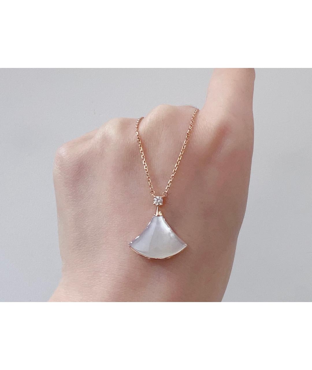 BVLGARI Золотое колье из розового золота, фото 9