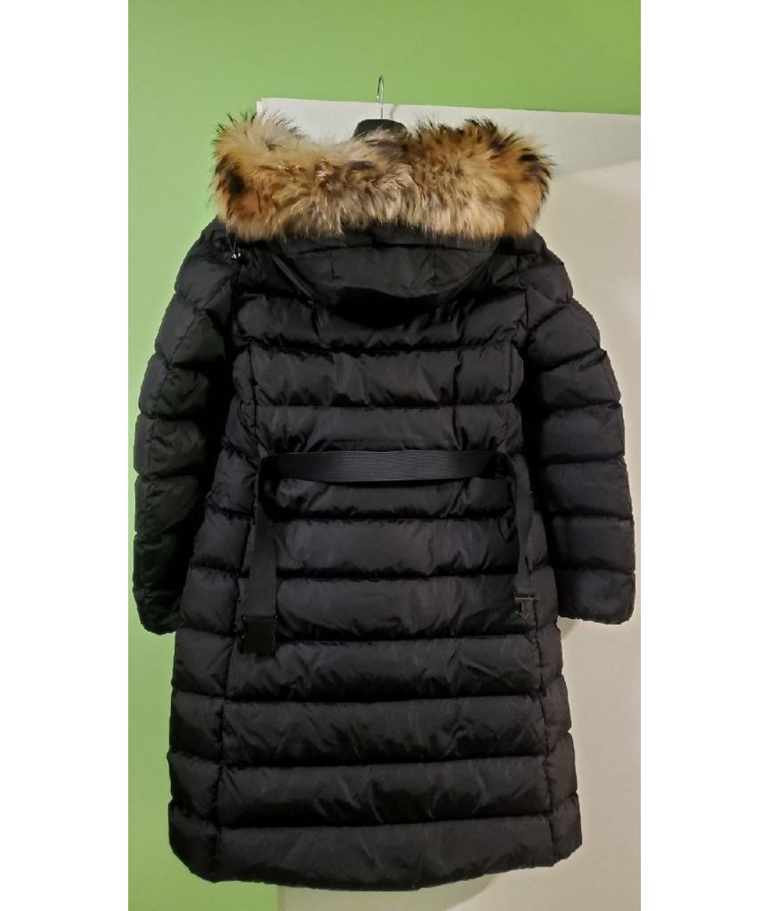 MONCLER Черный пуховик, фото 2