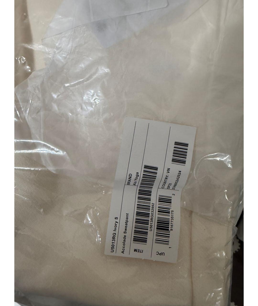 ALO YOGA Бежевые спортивные брюки и шорты, фото 3