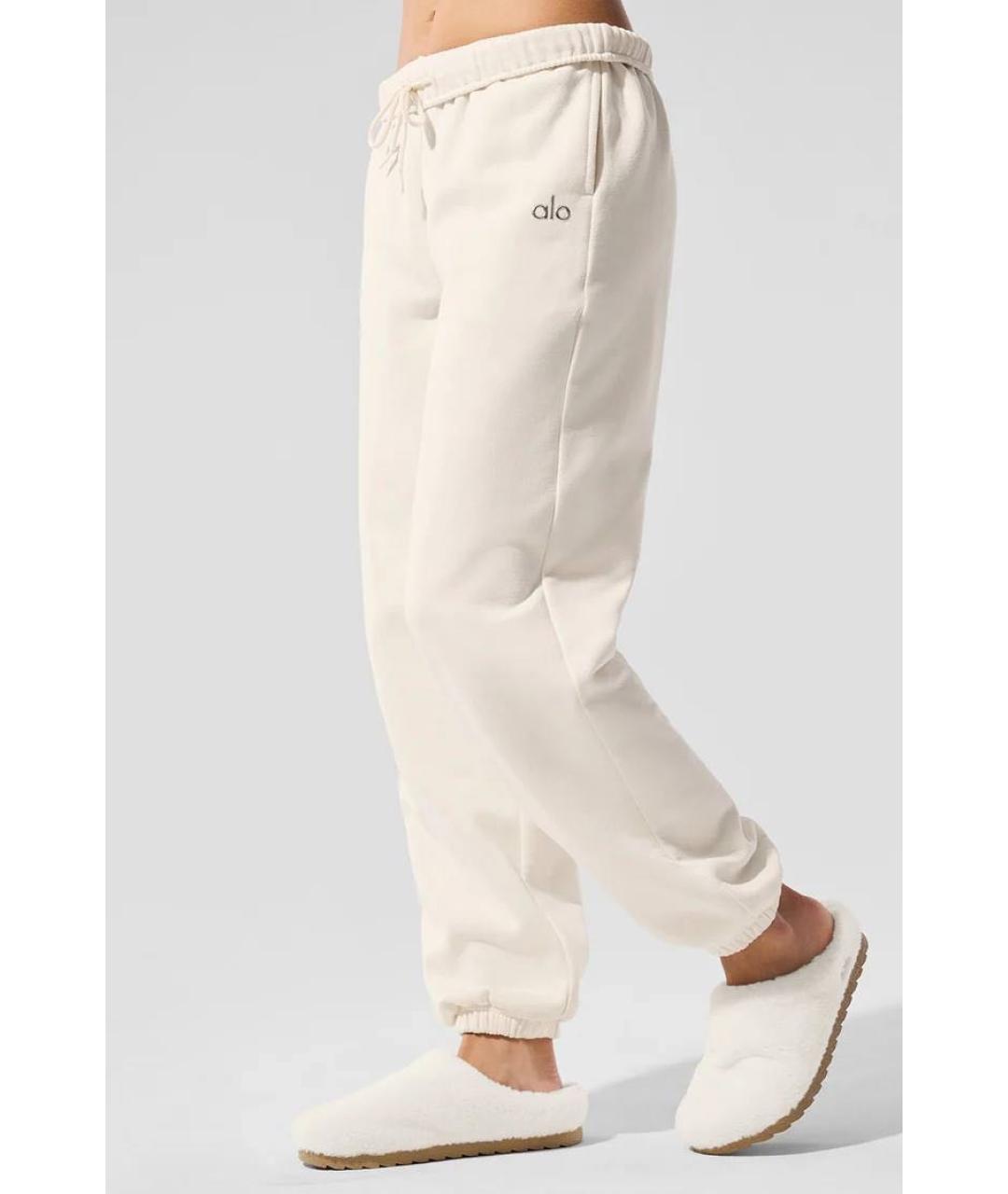 ALO YOGA Бежевые спортивные брюки и шорты, фото 2