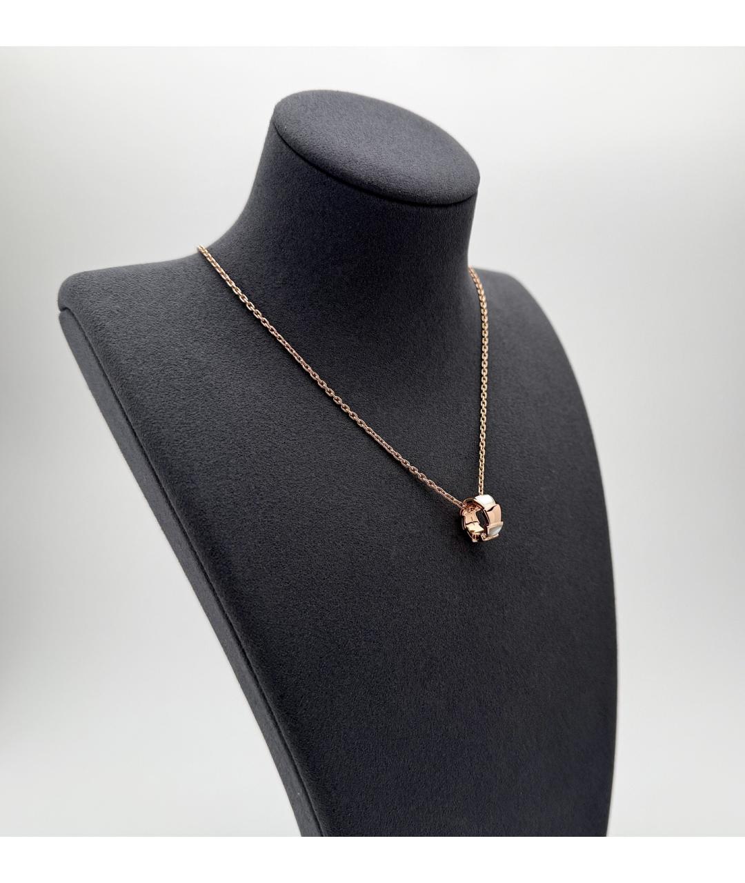 BVLGARI Золотое колье из розового золота, фото 2