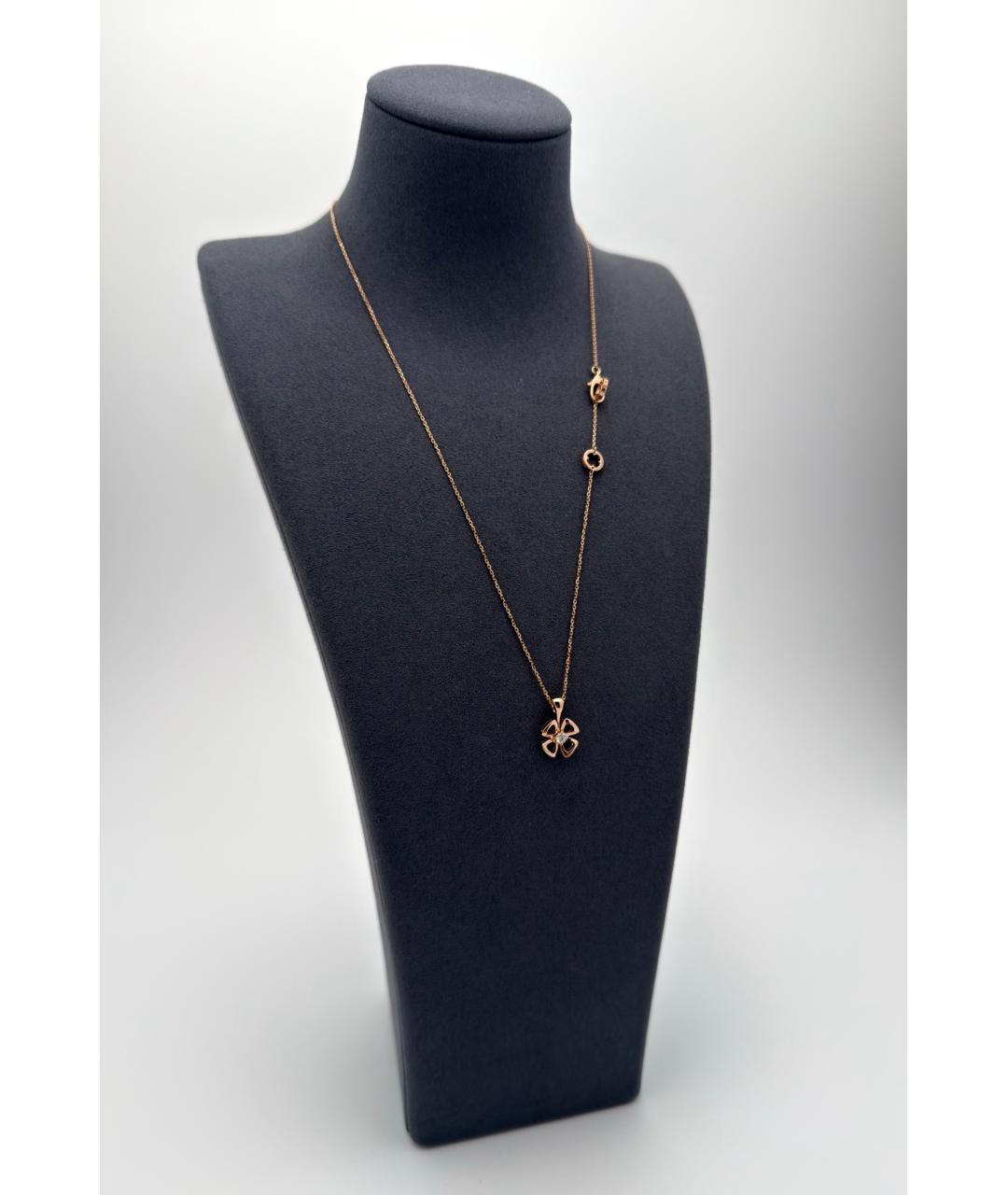 BVLGARI Золотое колье из розового золота, фото 3