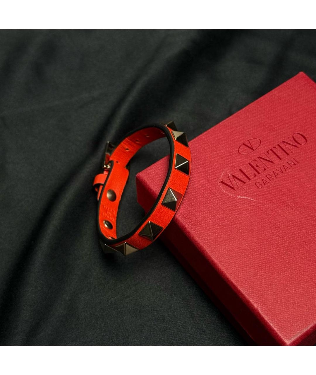 VALENTINO Кожаный браслет, фото 4